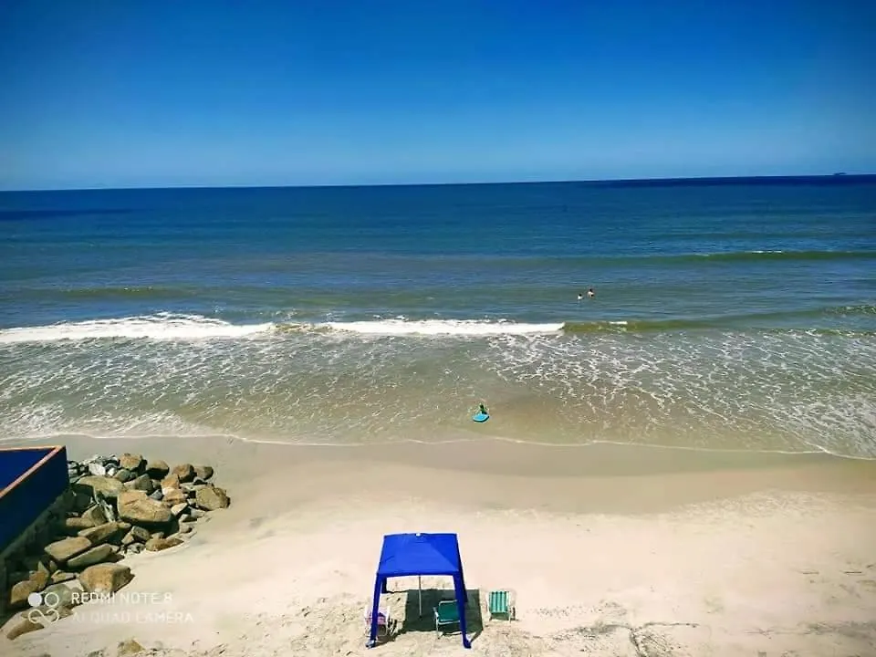 Lindo Apartamento De Frente Para O Mar 이타포아 아파트